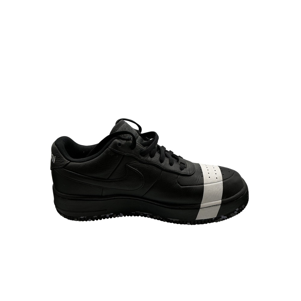 Nike Air Force 1 Low Uptown Black White Mens Size 10 859523-001 Sneakers - Picture 4 of 11